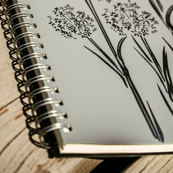 piezīmju grāmata klade ar spirāli notebook
